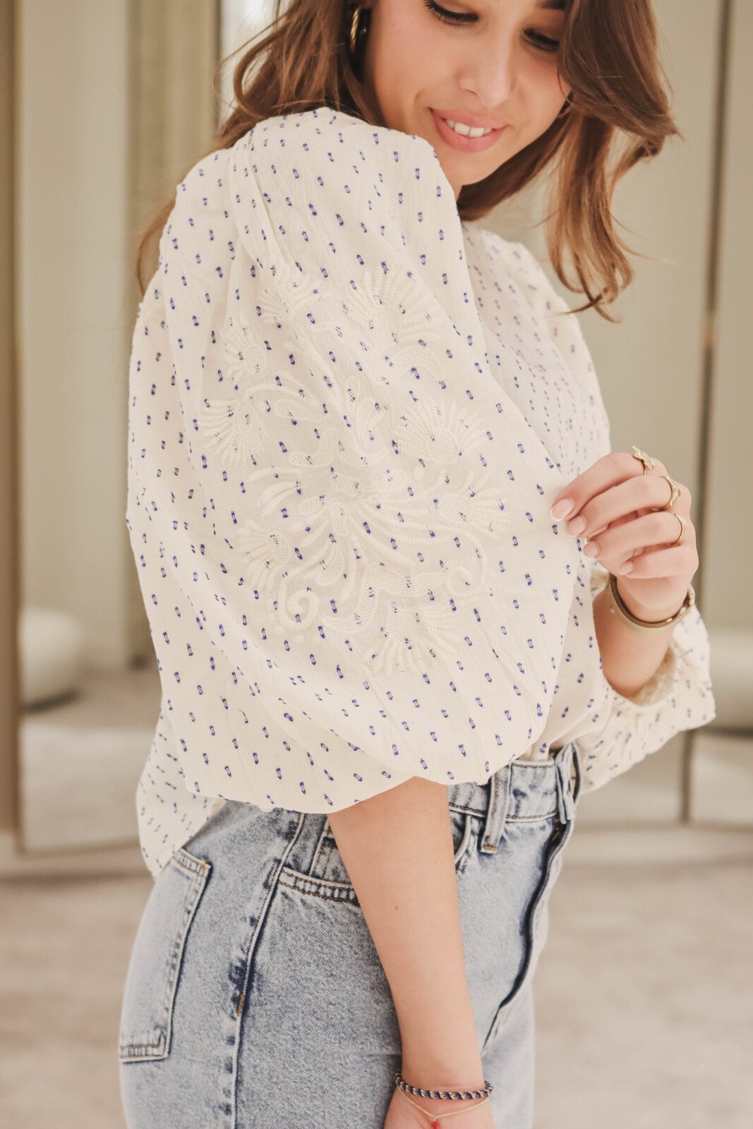 Zasu dots blouse