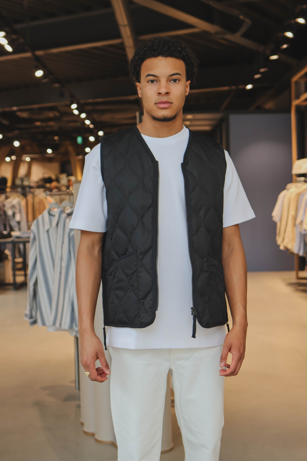 Military V-Neck DownVest