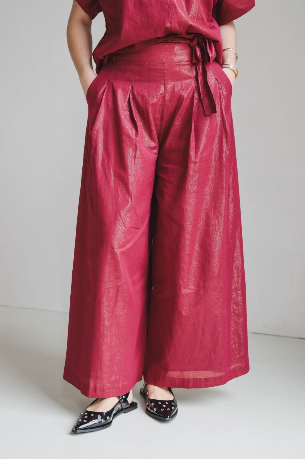 Wanda metallic pant