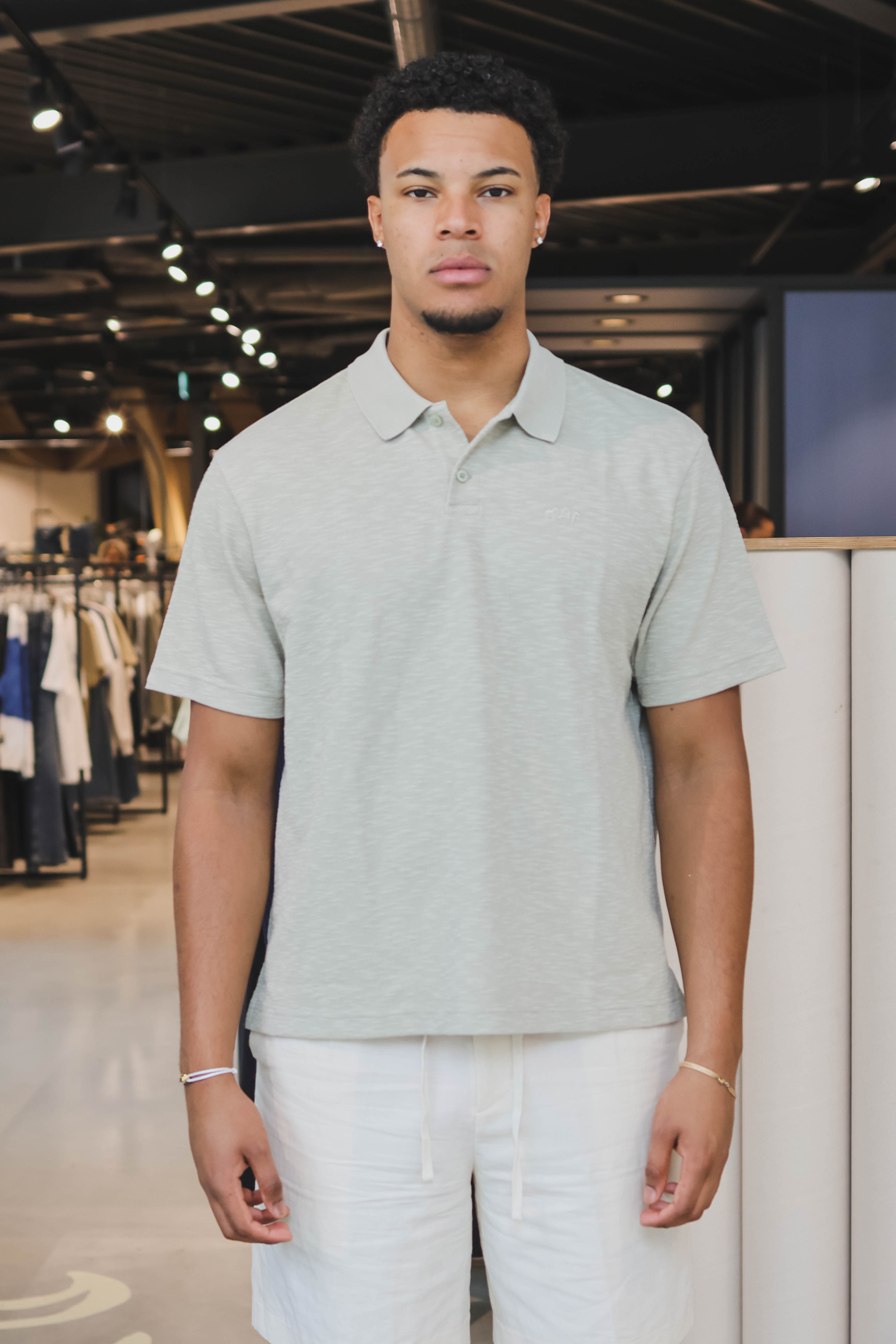 Slub polo SS M210107