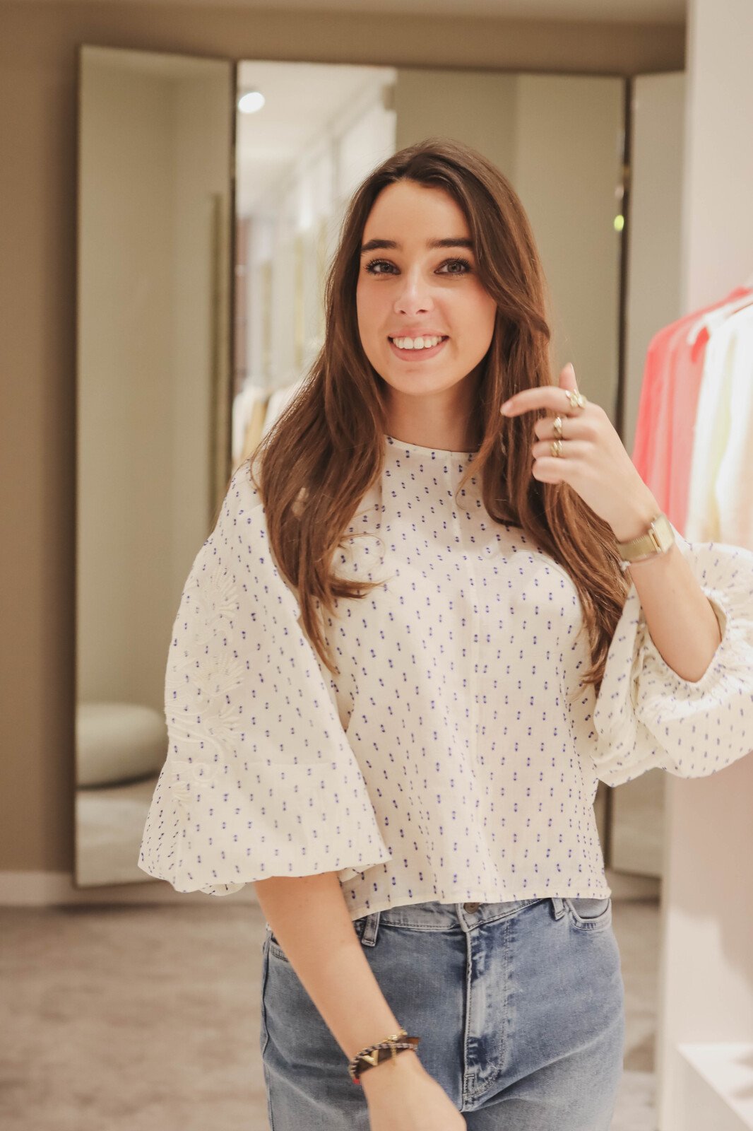Zasu dots blouse