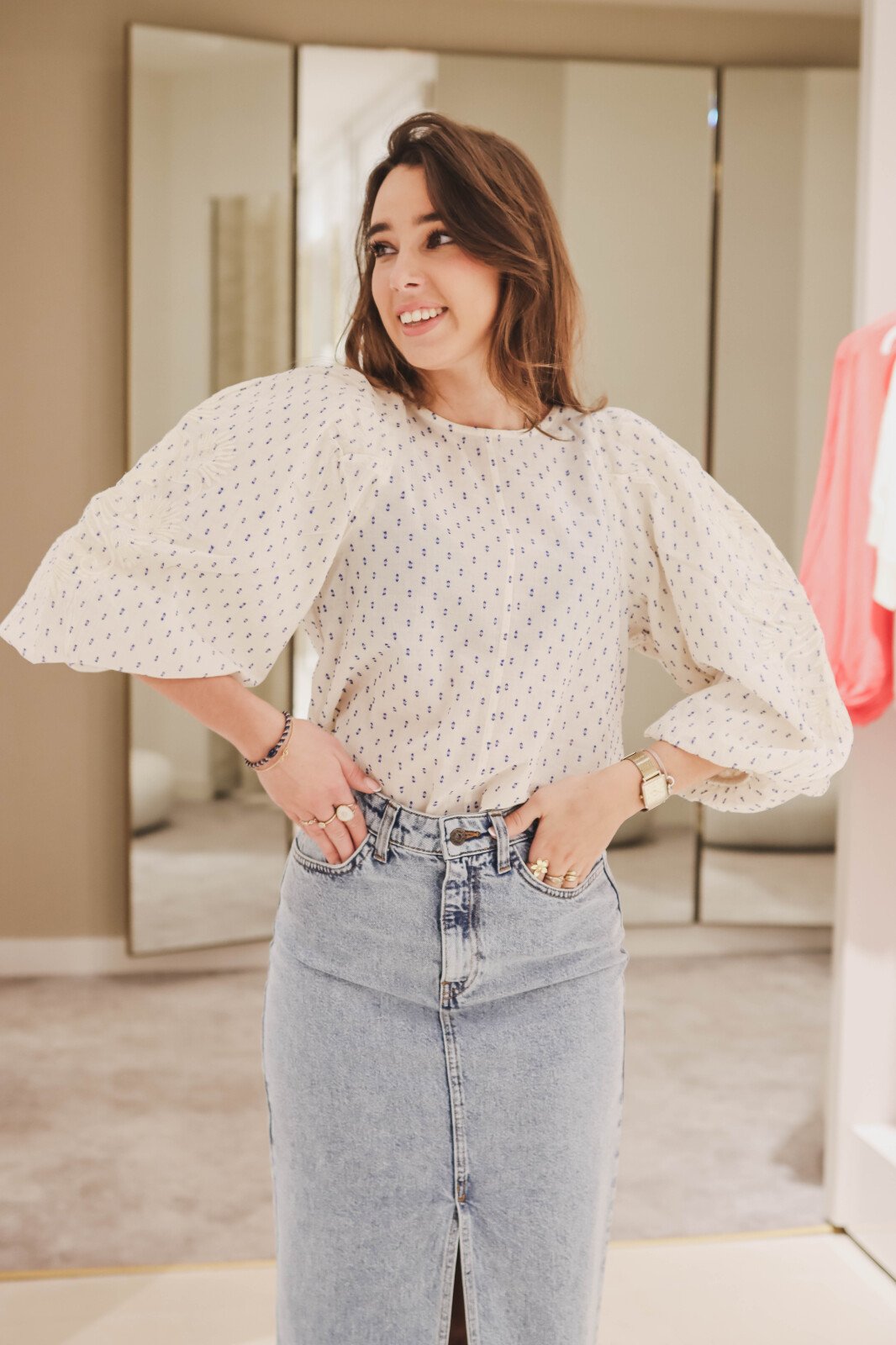 Zasu dots blouse