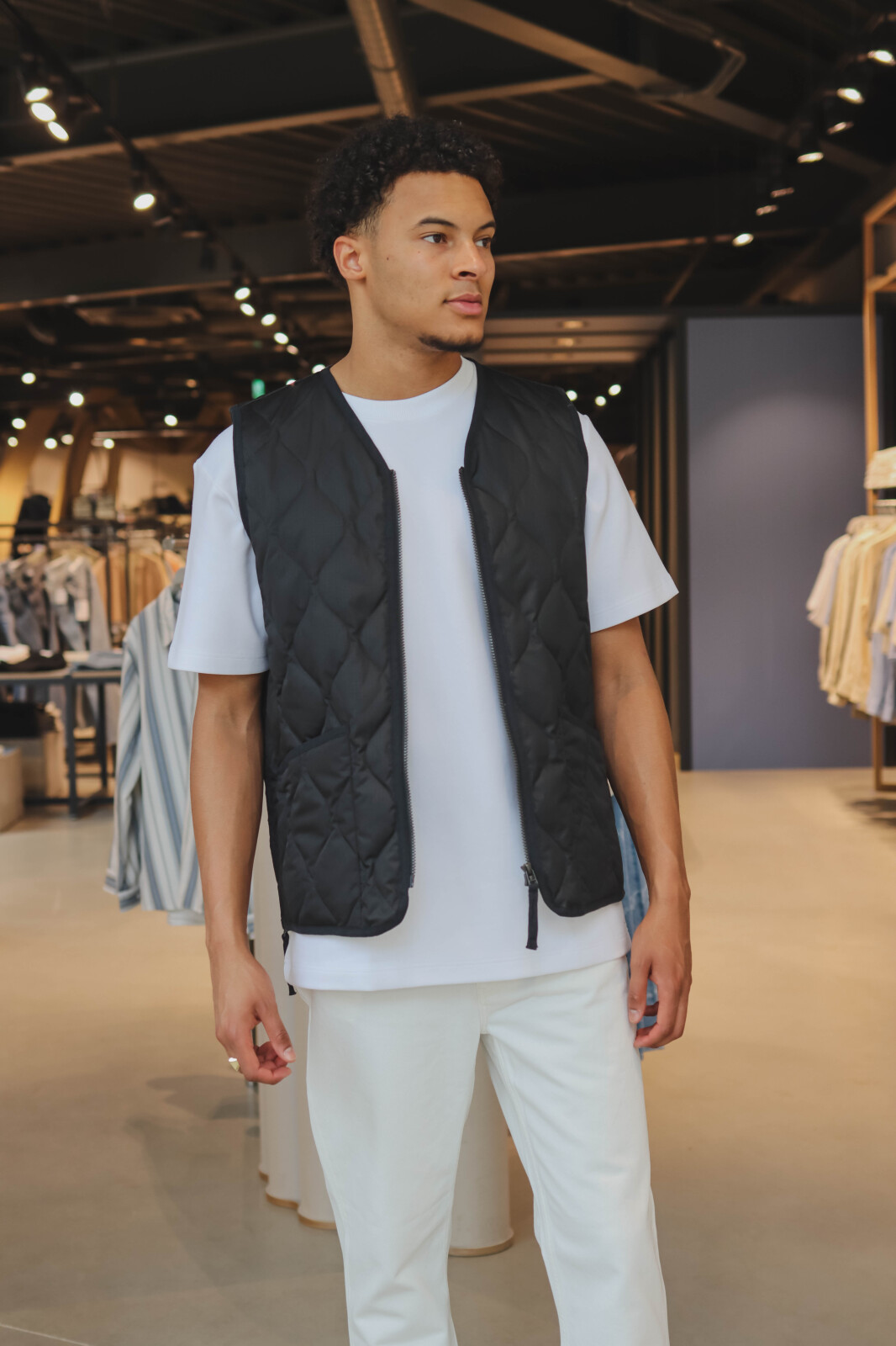 Military V-Neck DownVest