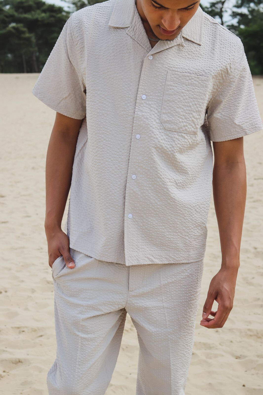 Seersucker Shirt SS