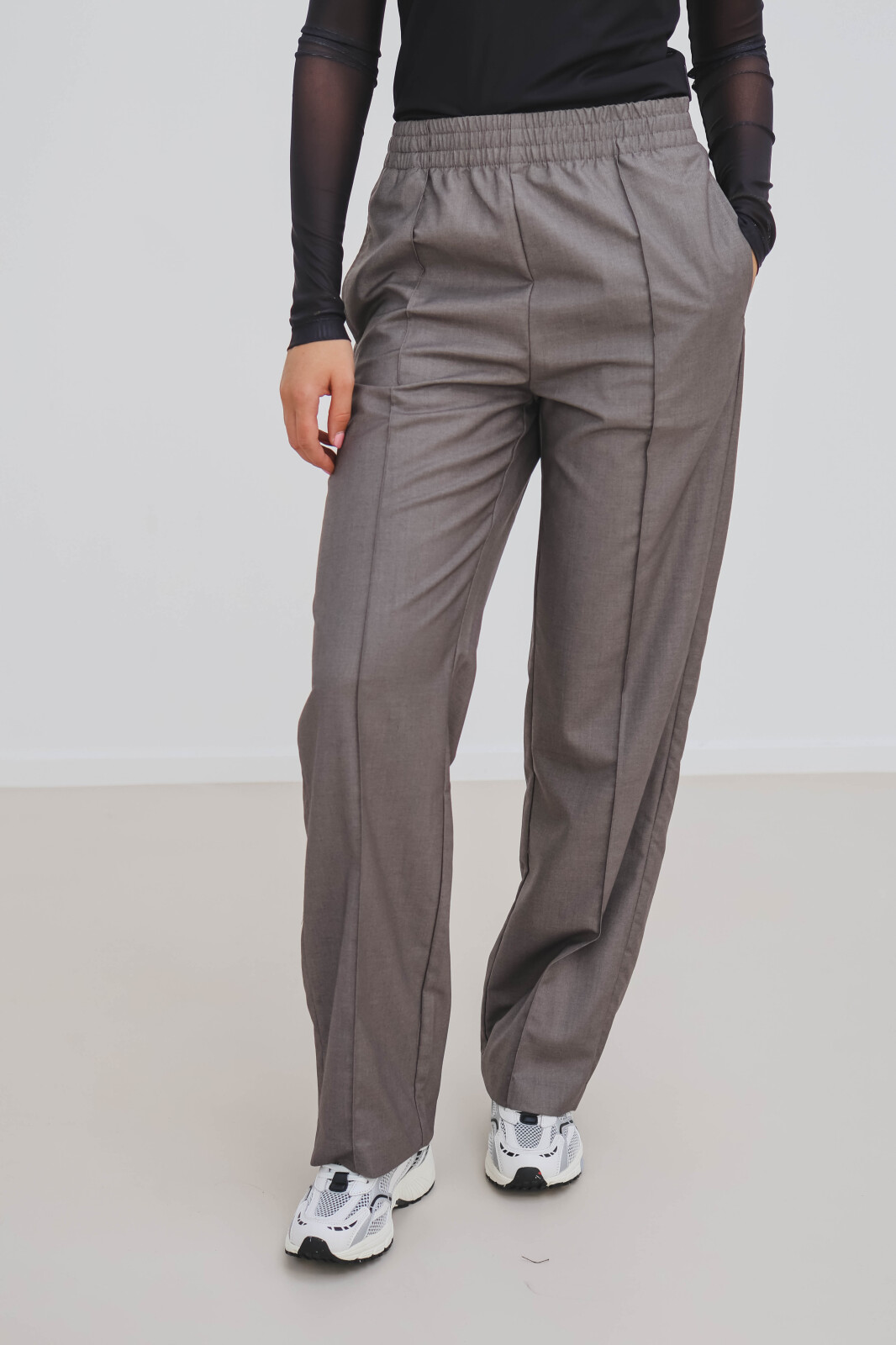 Pintuck elasticated pant