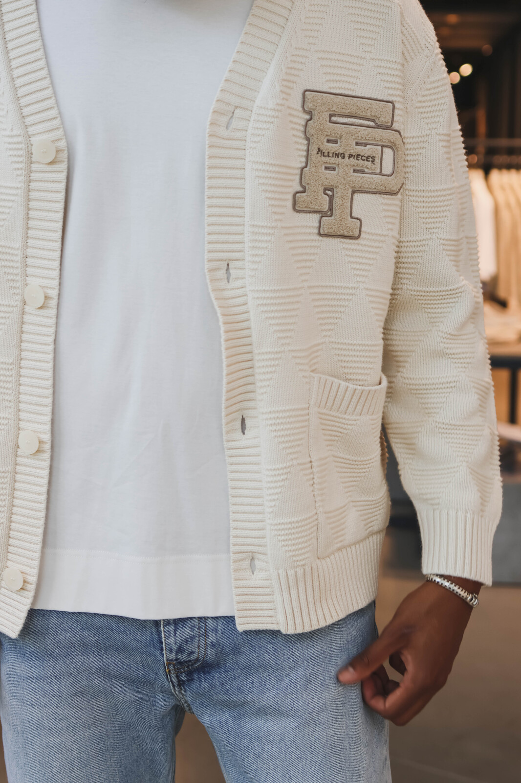 Varsity cardigan