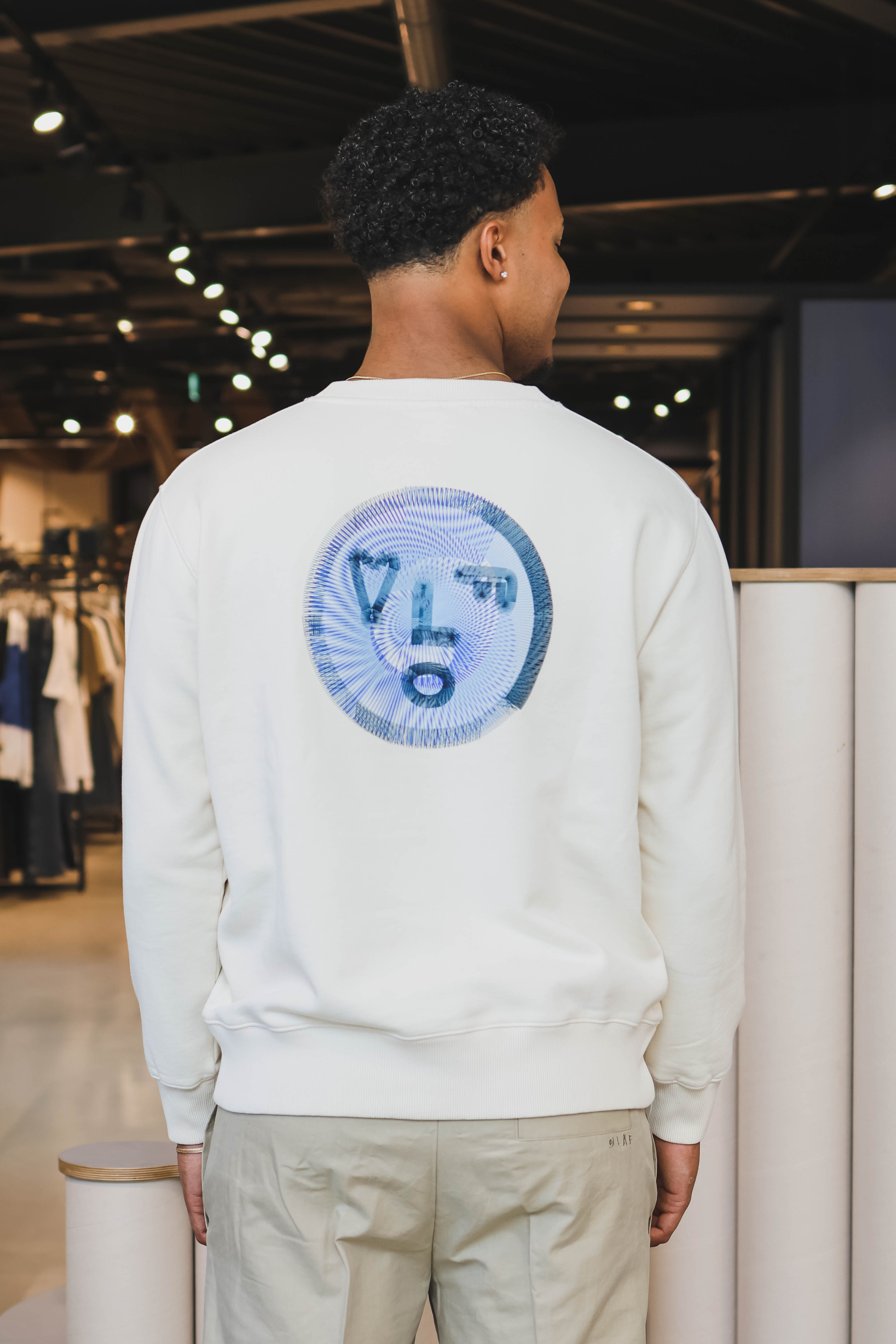 Spiral Face Crewneck