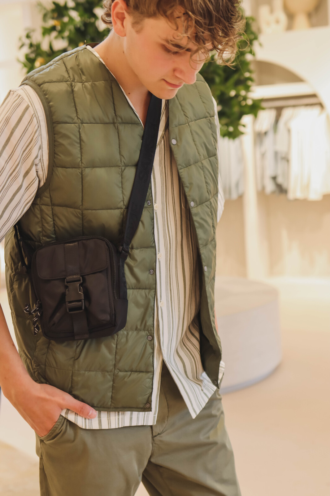 V-Neck Button Down Vest