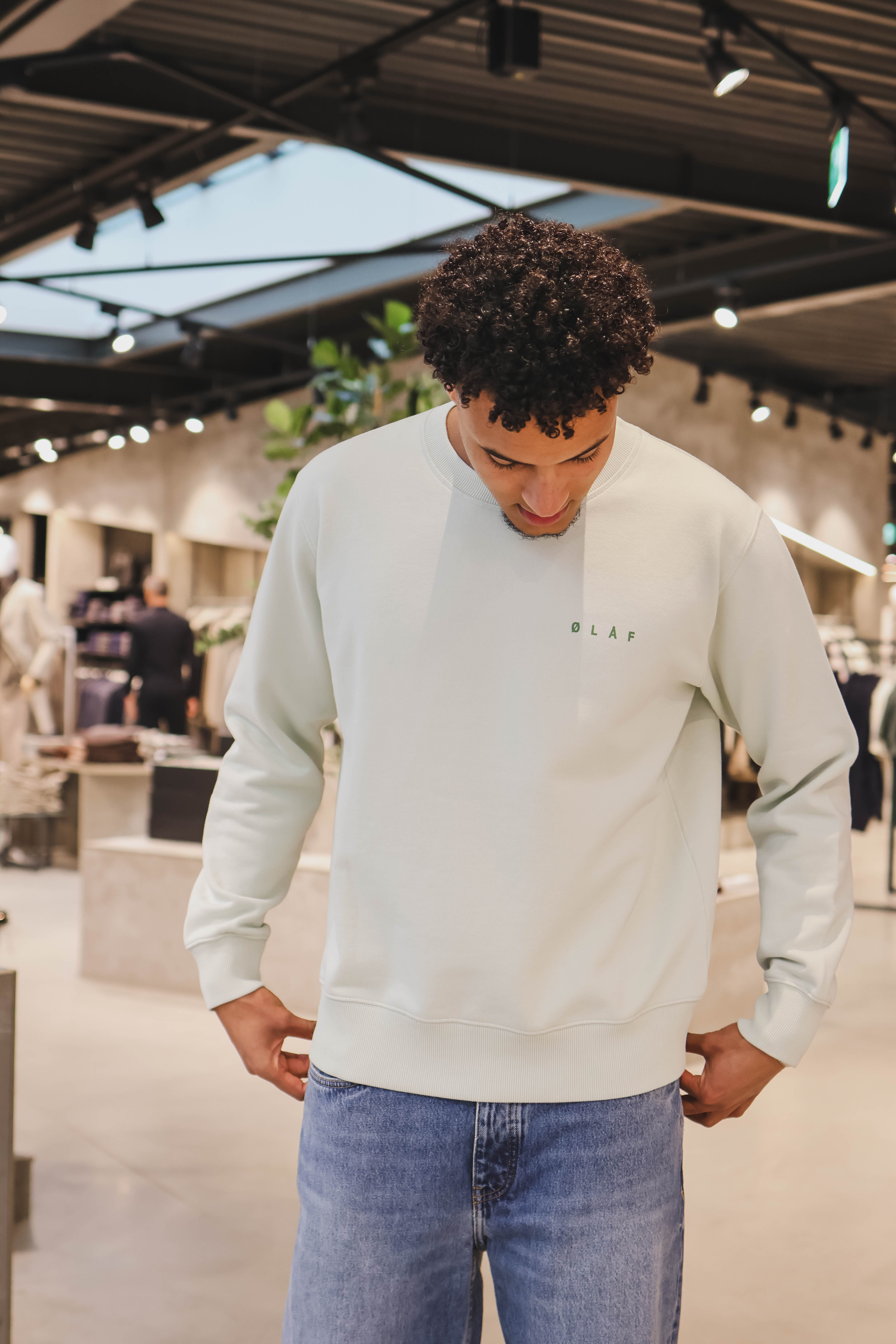 Spiral Face Crewneck